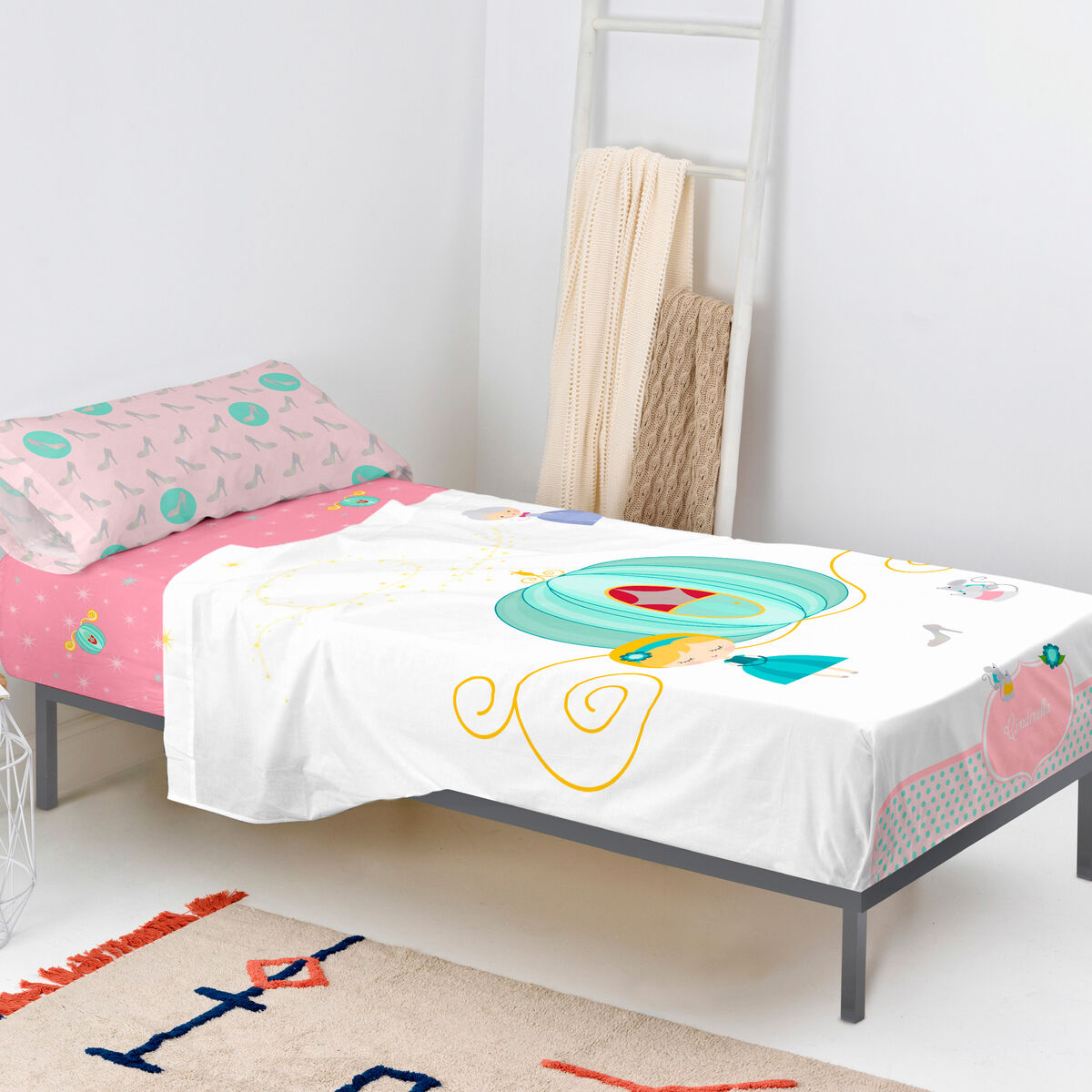 Set beddengoed HappyFriday Mr Fox Pumpkin Multicolour 2 Onderdelen